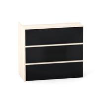 Complemento Balcao de Atendimento P25 Pandin 125 CM Casablanca e Preto Complemento Balcao de Atendimento P25 Pandin 125 CM Casablanca e Preto
