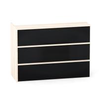 Complemento Balcao de Atendimento P25 Pandin 155 CM Casablanca e Preto Complemento Balcao de Atendimento P25 Pandin 155 CM Casablanca e Preto