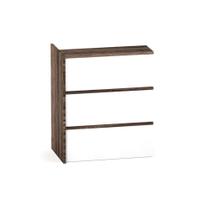 Complemento Balcao de Atendimento P25 Pandin 95 CM Walnut e Branco Complemento Balcao de Atendimento P25 Pandin 95 CM Walnut e Branco