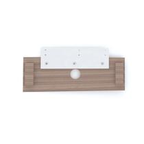 Complemento Central de Painel TV 32 Polegadas 90x30mm Marrom Noce Naturalle