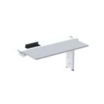 Complemento da Mesa Plataforma para Coworking 150x792 Cplpsc150 150cm Industrial Cinza E Branco