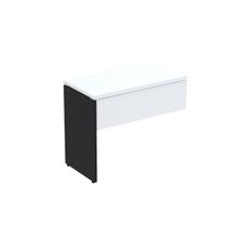 Complemento de Mesa Pé Painel Linha P25 90cm Branco E Preto Complemento de Mesa Pé Painel Linha P25 90cm Branco E Preto