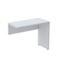 Complemento de Mesa Pé Painel Linha P25 90cm Branco Complemento de Mesa Pé Painel Linha P25 90cm Branco