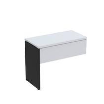 Complemento de Mesa Pé Painel Linha P25 90cm Cinza E Preto