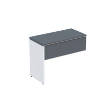 Complemento de Mesa Pé Painel Linha P25 90cm Grafito E Branco