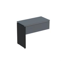 Complemento de Mesa Pé Painel Linha P25 90cm Grafito E Preto