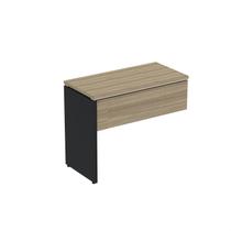 Complemento de Mesa Pé Painel Linha P25 90cm Noce Naturalle E Preto Complemento de Mesa Pé Painel Linha P25 90cm Noce Naturalle E Preto