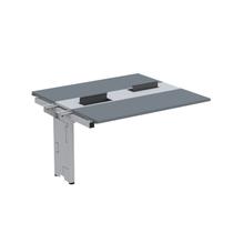 Complemento de Mesa Plataforma para Coworking para 2 Pessoas 130x120 130cm Industrial Grafito E Cinza Complemento de Mesa Plataforma para Coworking para 2 Pessoas 130x120 130cm Industrial Grafito E Cinza