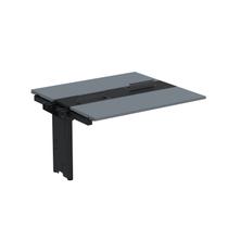 Complemento de Mesa Plataforma para Coworking para 2 Pessoas 130x120 130cm Industrial Grafito E Preto Complemento de Mesa Plataforma para Coworking para 2 Pessoas 130x120 130cm Industrial Grafito E Preto