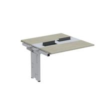Complemento de Mesa Plataforma para Coworking para 2 Pessoas 130x140 130cm Industrial Nogueira Casablanca E Cinza Complemento de Mesa Plataforma para Coworking para 2 Pessoas 130x140 130cm Industrial Nogueira Casablanca E Cinza