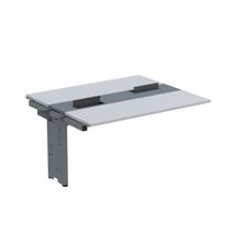 Complemento de Mesa Plataforma para Coworking para 2 Pessoas 140x120 140cm Industrial Cinza E Grafito Complemento de Mesa Plataforma para Coworking para 2 Pessoas 140x120 140cm Industrial Cinza E Grafito