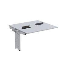 Complemento de Mesa Plataforma para Coworking para 2 Pessoas 140x120 140cm Industrial Cinza Complemento de Mesa Plataforma para Coworking para 2 Pessoas 140x120 140cm Industrial Cinza
