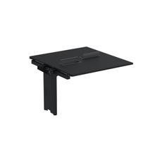 Complemento de Mesa Plataforma para Coworking para 2 Pessoas 140x140 140cm Industrial Preto