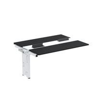 Complemento de Mesa Plataforma para Coworking para 2 Pessoas 150x120 150cm Industrial Preto E Branco Complemento de Mesa Plataforma para Coworking para 2 Pessoas 150x120 150cm Industrial Preto E Branco