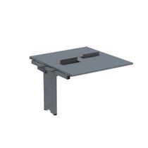 Complemento de Mesa Plataforma para Coworking para 2 Pessoas 150x140 150cm Industrial Grafito