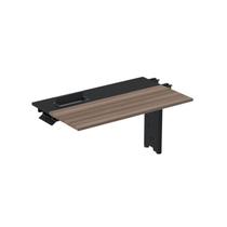 Complemento de Plataforma Corporativa 120x792 Cplpsc120 120cm Industrial Walnut E Preto Complemento de Plataforma Corporativa 120x792 Cplpsc120 120cm Industrial Walnut E Preto