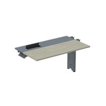 Complemento de Plataforma Corporativa 160x792 CPLPSC160 160cm Industrial Nogueira Casablanca e Grafito Bege