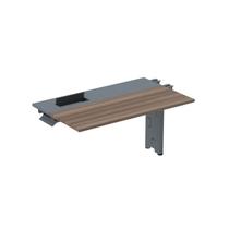Complemento de Plataforma Corporativa 160x792 Cplpsc160 160cm Industrial Walnut E Grafito
