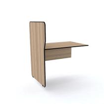 Complemento Estação De Atendimento Simples Maxxi Pandin 1,20 M Noce Naturale e Preto