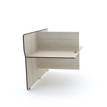 Complemento Estação Telemarketing Dupla Maxxi Pandin 1,20 M Casablanca e Preto