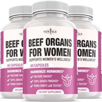 Complemento NEW AGE de Órganos de Res para Mujeres con Hígado de Res - 180 Cápsulas Complemento NEW AGE de Órganos de Res para Mujeres con Hígado de Res - 180 Cápsulas