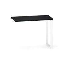 Complemento para Mesa Home Office Tubular P25 Pandin Preto e Branco 90 Cm