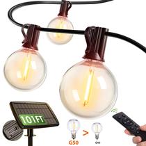Complemento Solar String Lights 100FT G50 à prova d'água com porta USB Complemento Solar String Lights 100FT G50 à prova d'água com porta USB