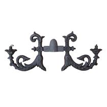 Complemento Suporte Poste e Luminária Ferro Fundido 43x110cm Complemento Suporte Poste e Luminária Ferro Fundido 43x110cm