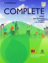 Complete first for schools wb without answers with audio download - 2nd ed - CAMBRIDGE UNIVERSITY