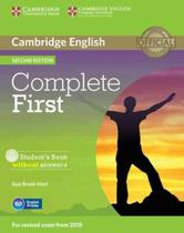 COMPLETE FIRST SB WITHOUT ANSWERS WITH CD-ROM - 2ND ED -