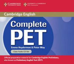 Complete pet - class audio cds - CAMBRIDGE UNIVERSITY PRESS DO BRASIL