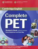 Complete pet sb without answer with cd-rom - CAMBRIDGE UNIVERSITY