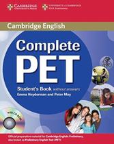 Complete pet sb without answer with cd-rom