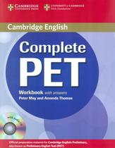 Complete pet wb with answers and audio cd - CAMBRIDGE UNIVERSITY