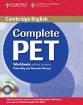 Complete pet - workbook without answers with audio cd