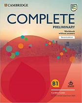 Complete preliminary wb without answers with audio download - for the revised exam from 2020 - 2nd ed. - CAMBRIDGE UNIVERSITY