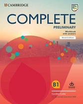 Complete Preliminary Workbook b1 - Cambridge University Press