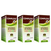 Complexo B 100 comprimidos Kit 3 Arte Nativa
