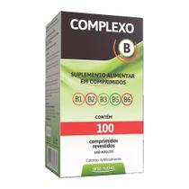 Complexo B 100 comprimidos Vitaminas B1 B2 B3 B5 B6