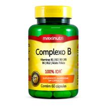 Complexo B 100% IDR Maxinutri 60 Cápsulas