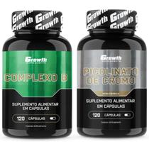 Complexo B 120 Caps + Cromo Picolinato 120 Caps Growth