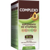 Complexo B 30ml Vitaminas B1, B2, B3, B5 E B6 Arte Nativa