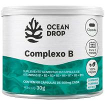 Complexo B 500mg Vegano (60 Capsulas) - Ocean Drop