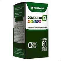 Complexo B 60 Capsulas Vitaminas B1 B2 B3 B5 B6 Complex Mineraais Suplemento Comprimidos Natunéctar Complexo B 60 Capsulas Vitaminas B1 B2 B3 B5 B6 Complex Mineraais Suplemento Comprimidos Natunéctar