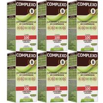 Complexo B 600 Comprimidos Vitaminas B1 B2 B3 B5 B6 Arte nativa