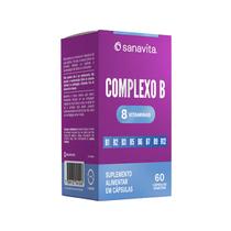 Complexo B 8 Vitaminas 60 Cápsulas Sanavita
