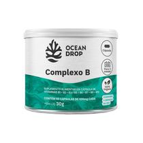 Complexo B 8 Vitaminas 60 Cps B12 Biotina B3 B5 - Ocean Drop