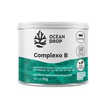Complexo B 8 Vitaminas B12 B9 B6 Biotina B6 B5 B3 OceanDrop hidrossolúveis fácil absorção Antioxidante auxiliam metabolismo de energia ferro
