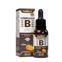 Complexo B B1 B12 B9 B12 Líquido Sabor Laranja 30ml Melfort