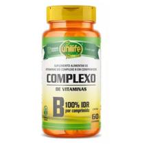 Complexo B - B1 B2 B3 B5 B6 B12 Biotina - 60 Comp Unilife